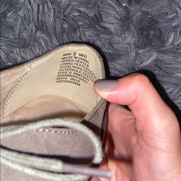 Sonoma gray suede dress shoes - Picture 4 of 4